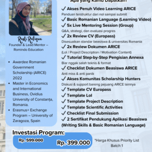 mentoring beasiswa arice – silver program (group)