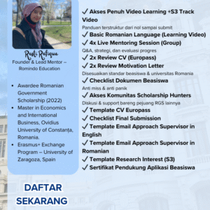 mentoring beasiswa mfa romania (phd)